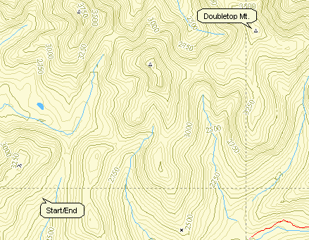 Catskill 35 peak map