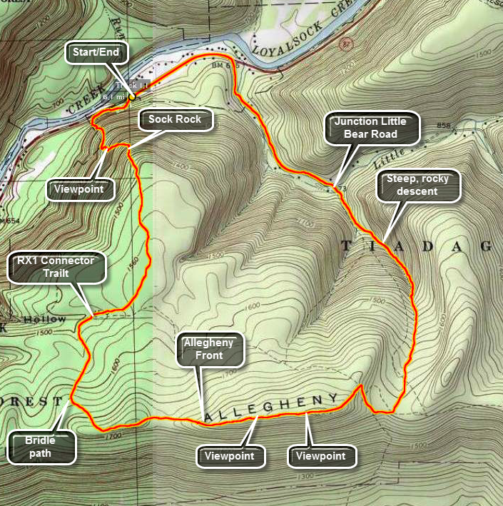 link to topo map