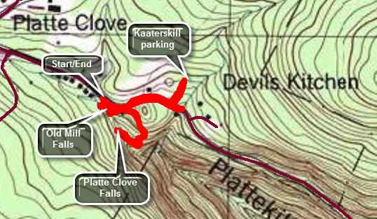 Catskill 35 peak map