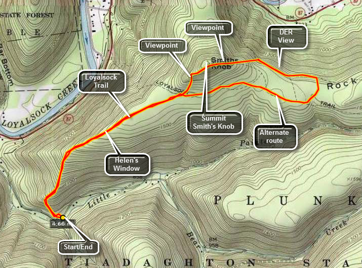 link to topo map